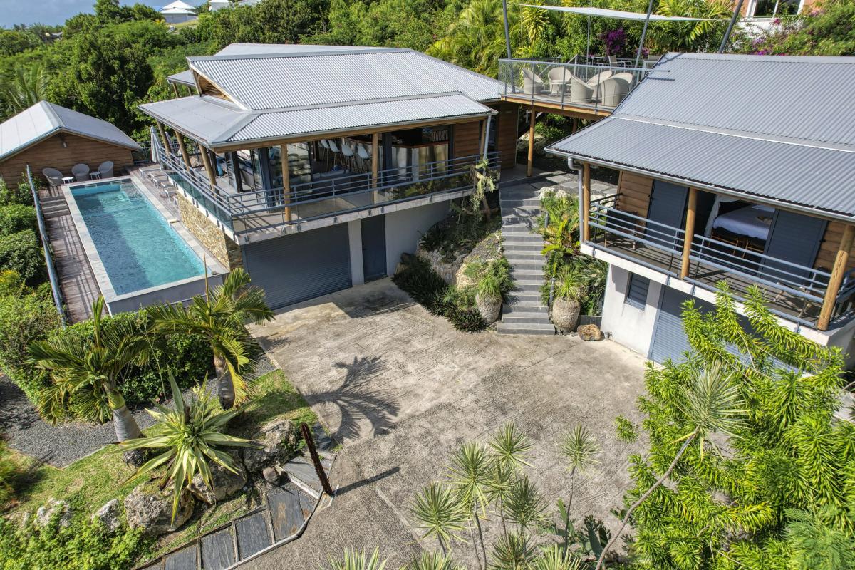5.location villa piscine Saint François Guadeloupe_vue du ciel